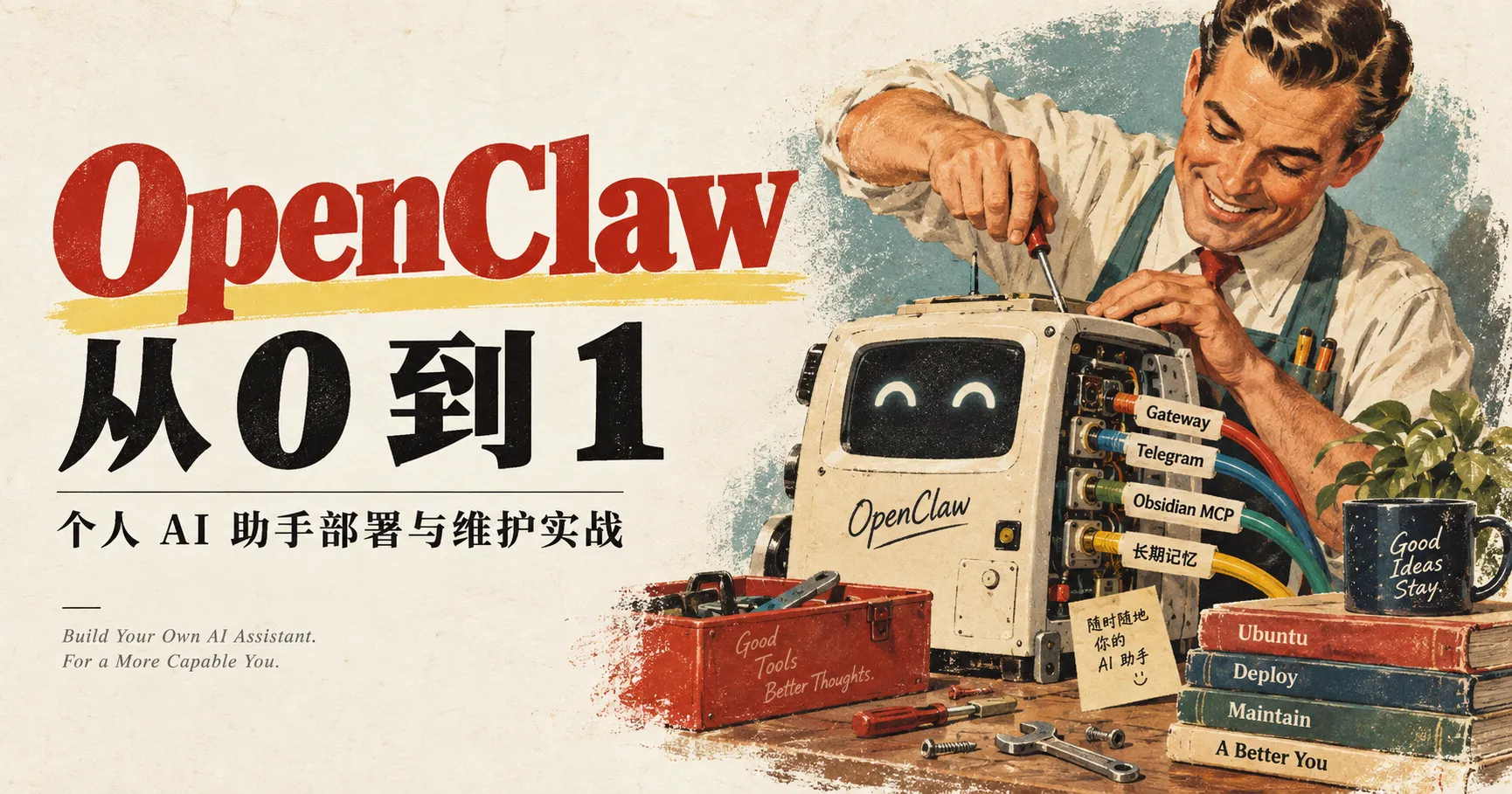 OpenClaw 从 0 到 1:个人 AI 助手部署与维护实战