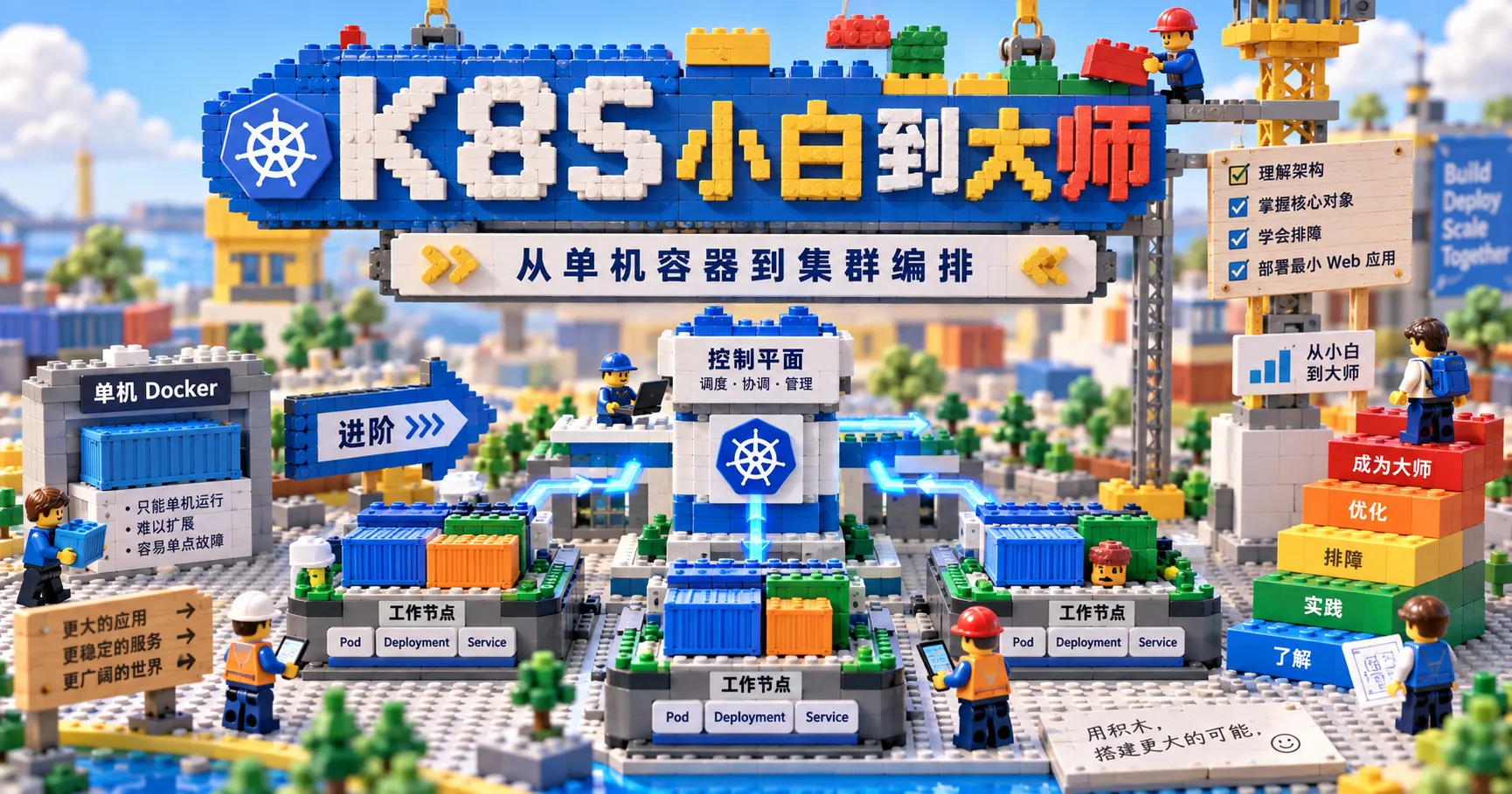 K8S 小白到大师:从单机容器到集群编排